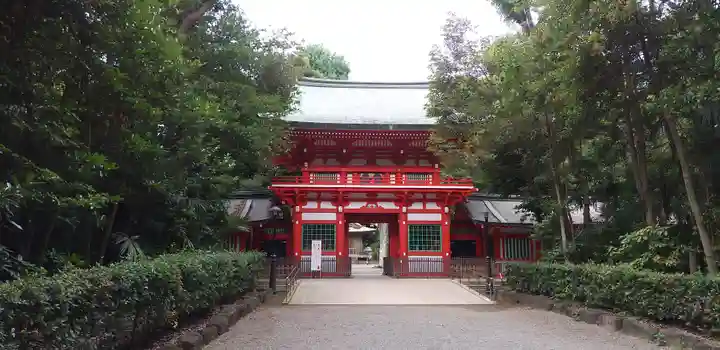 井草八幡宮の山門・神門