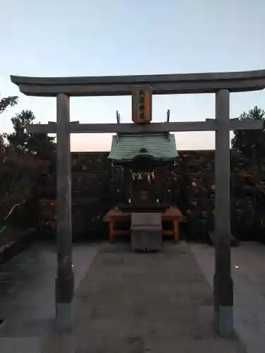 鉄道神社の鳥居