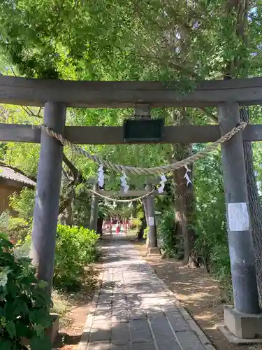 越谷香取神社の鳥居