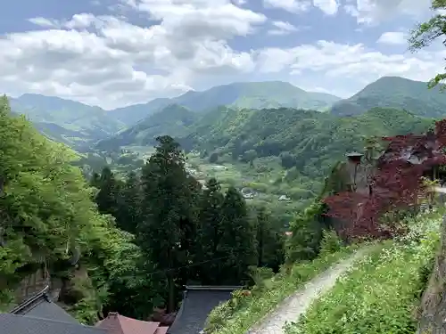 宝珠山 立石寺の景色