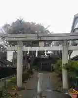 大松氷川神社の鳥居