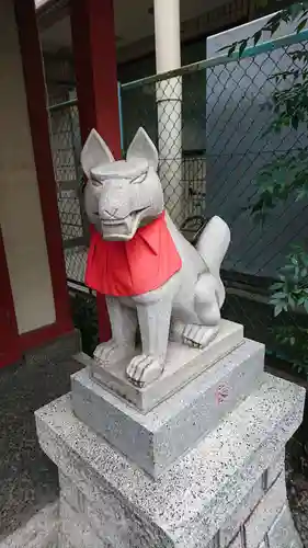 改代稲荷神社の狛犬