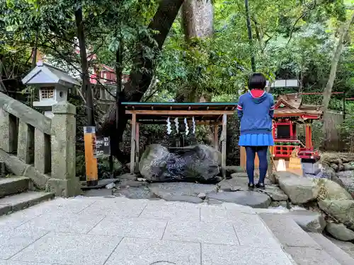 來宮神社の手水舎