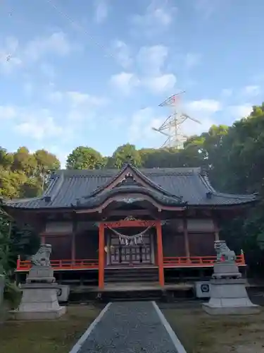 山中八幡宮の本殿・本堂