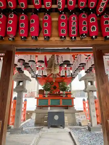 浅澤社（住吉大社境外末社）の山門・神門