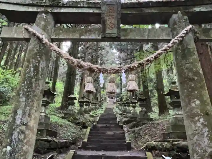 上色見熊野座神社の鳥居