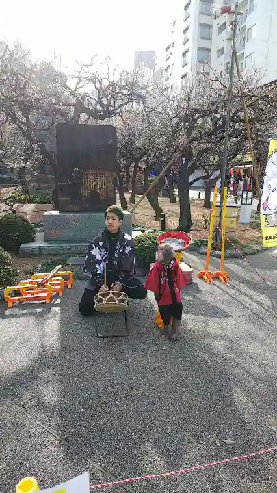 湯島天満宮の動物