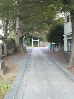 所澤神明社の鳥居