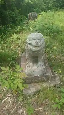 白山神社の狛犬