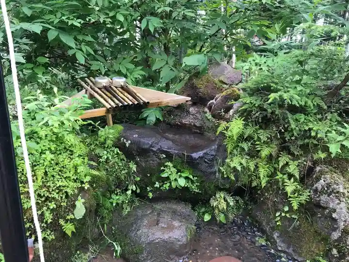 二荒山神社の手水舎