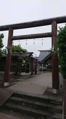 七重浜海津見神社の鳥居