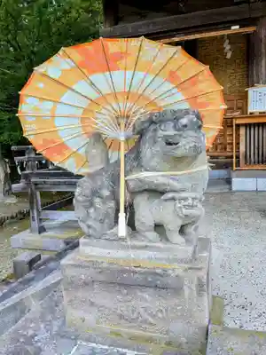 相馬妙見宮　大上川神社の狛犬