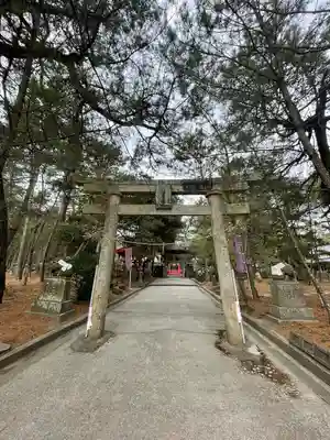 八幡奈多宮の鳥居