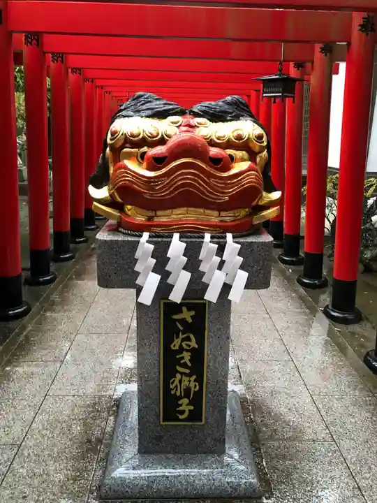 田村神社の狛犬