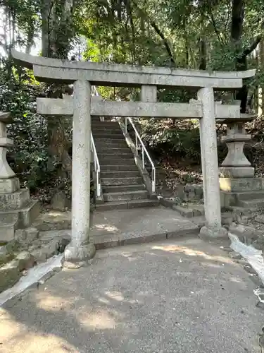 中野八幡神社の鳥居