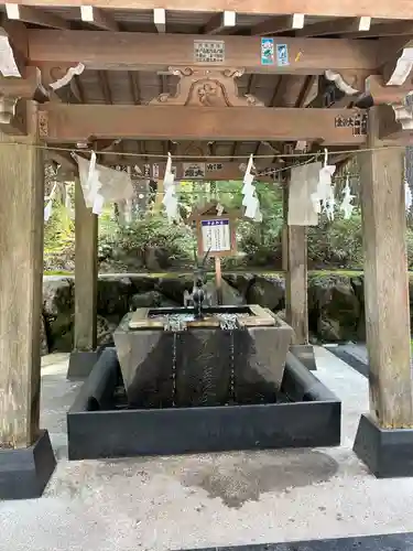 富士山東口本宮 冨士浅間神社の手水舎