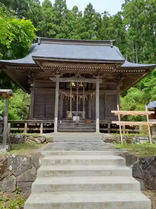 上山八幡宮の本殿・本堂