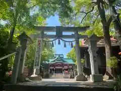 多摩川浅間神社の鳥居