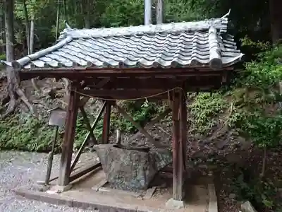 宮道天神社の手水舎