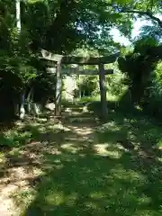 蚕影神社の鳥居