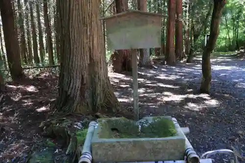 帳附神社の手水