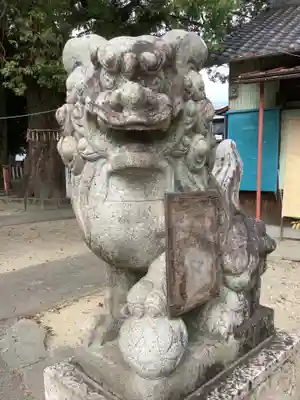 八幡社（松原八幡社）の狛犬