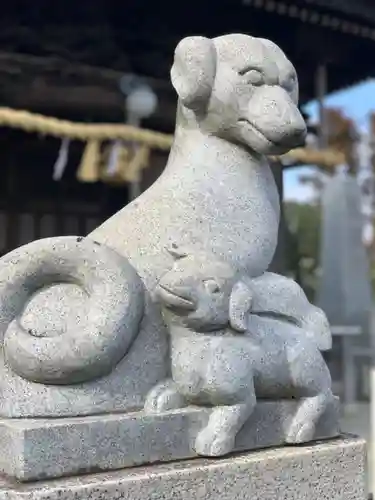 橘樹神社の狛犬