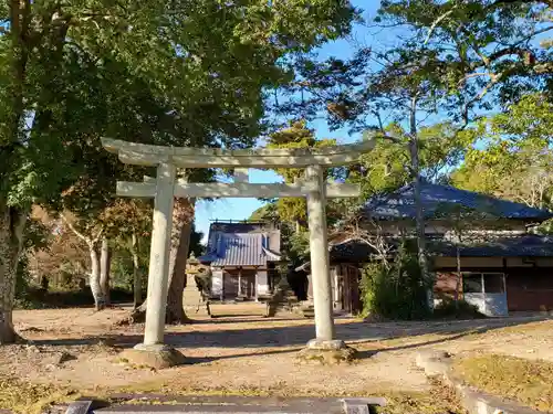 野瀬天神社の鳥居