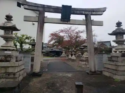 滋賀県護国神社の鳥居