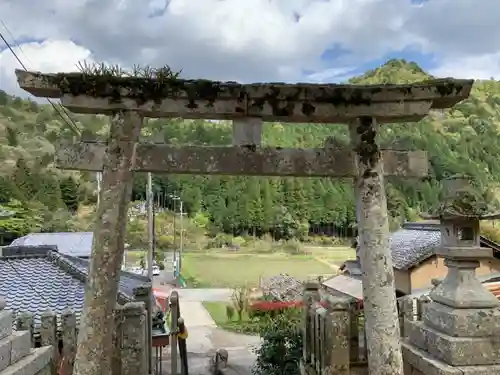 大河内神社の鳥居