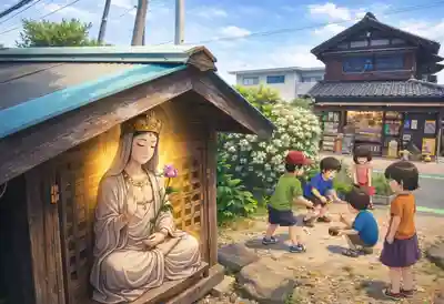 原商店前の祠(群馬県)
