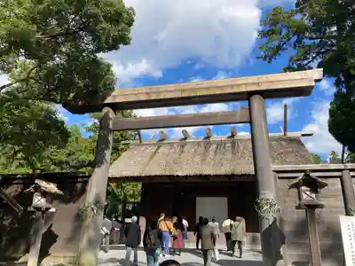 伊勢神宮外宮(豊受大神宮)の鳥居