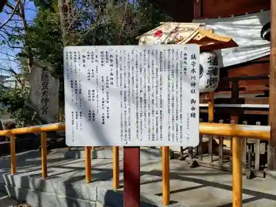 鎮守氷川神社の歴史