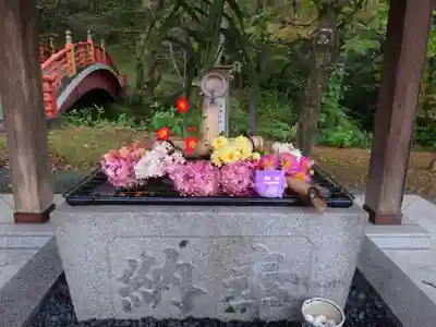 新得神社の手水舎