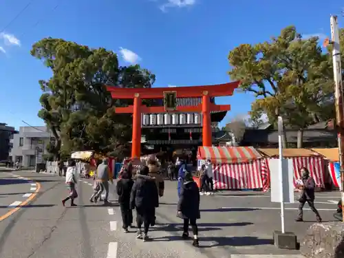 伊豫豆比古命神社の鳥居