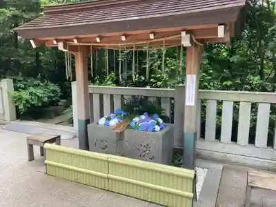 福徳神社（芽吹稲荷）の手水舎