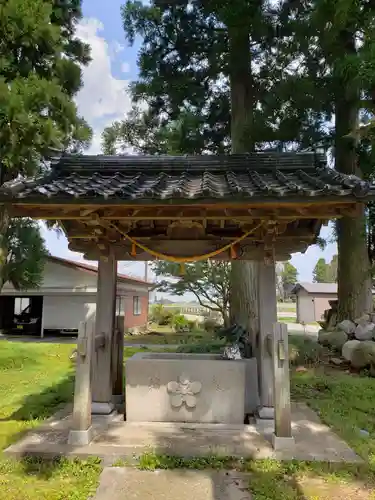  山見八幡宮の手水