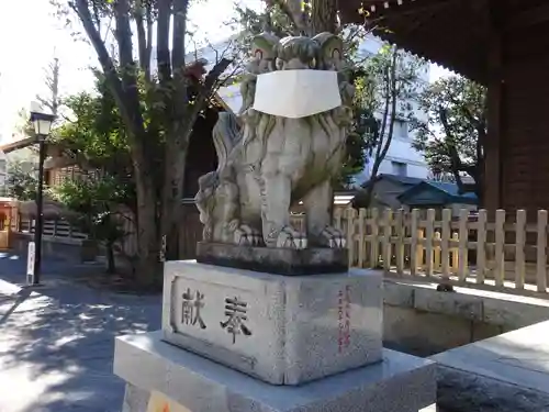 お三の宮日枝神社の狛犬