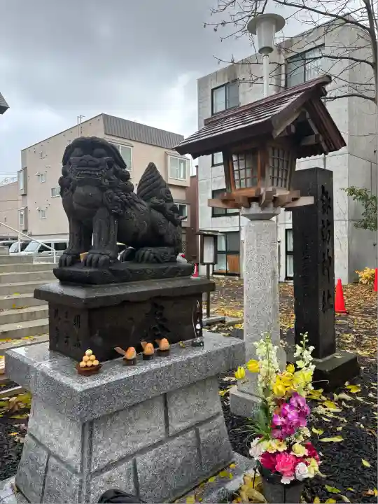 札幌諏訪神社の狛犬
