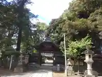 朝日森天満宮の山門・神門