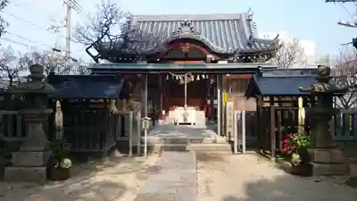 長洲天満宮の本殿・本堂