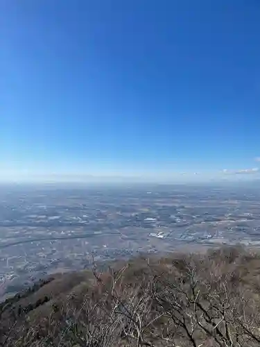 筑波山神社 男体山御本殿の景色