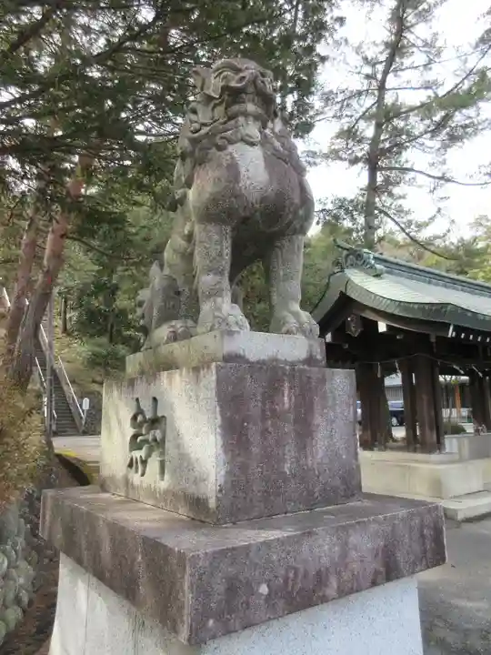 群馬県護国神社の狛犬