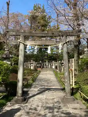松陰神社の鳥居