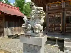 白山神社の狛犬