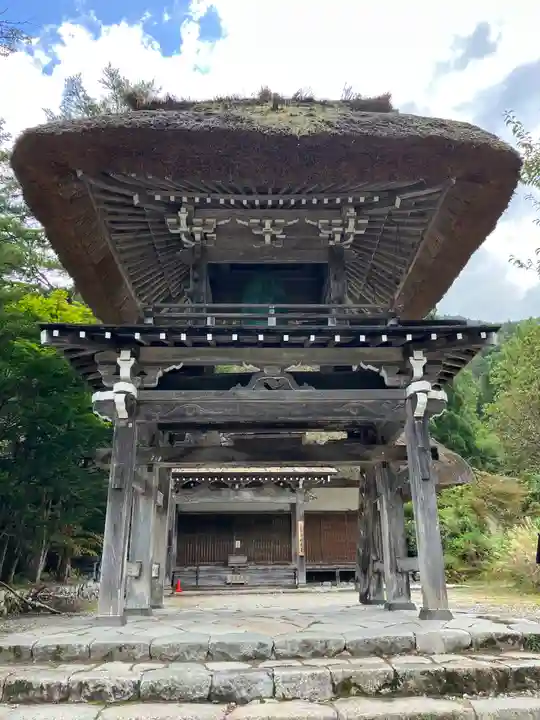 松原山 明善寺の山門・神門