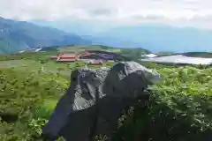 白山比咩神社　奥宮の景色