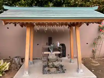 下神明天祖神社の手水舎