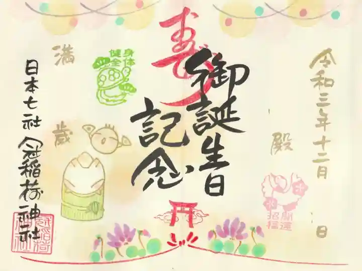 2021,12お誕生日御朱印