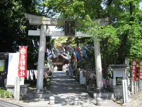 東海市熊野神社の鳥居